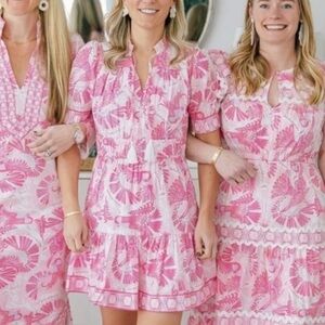 CK Bradley x Sail to Sable Pink Patterned Dress